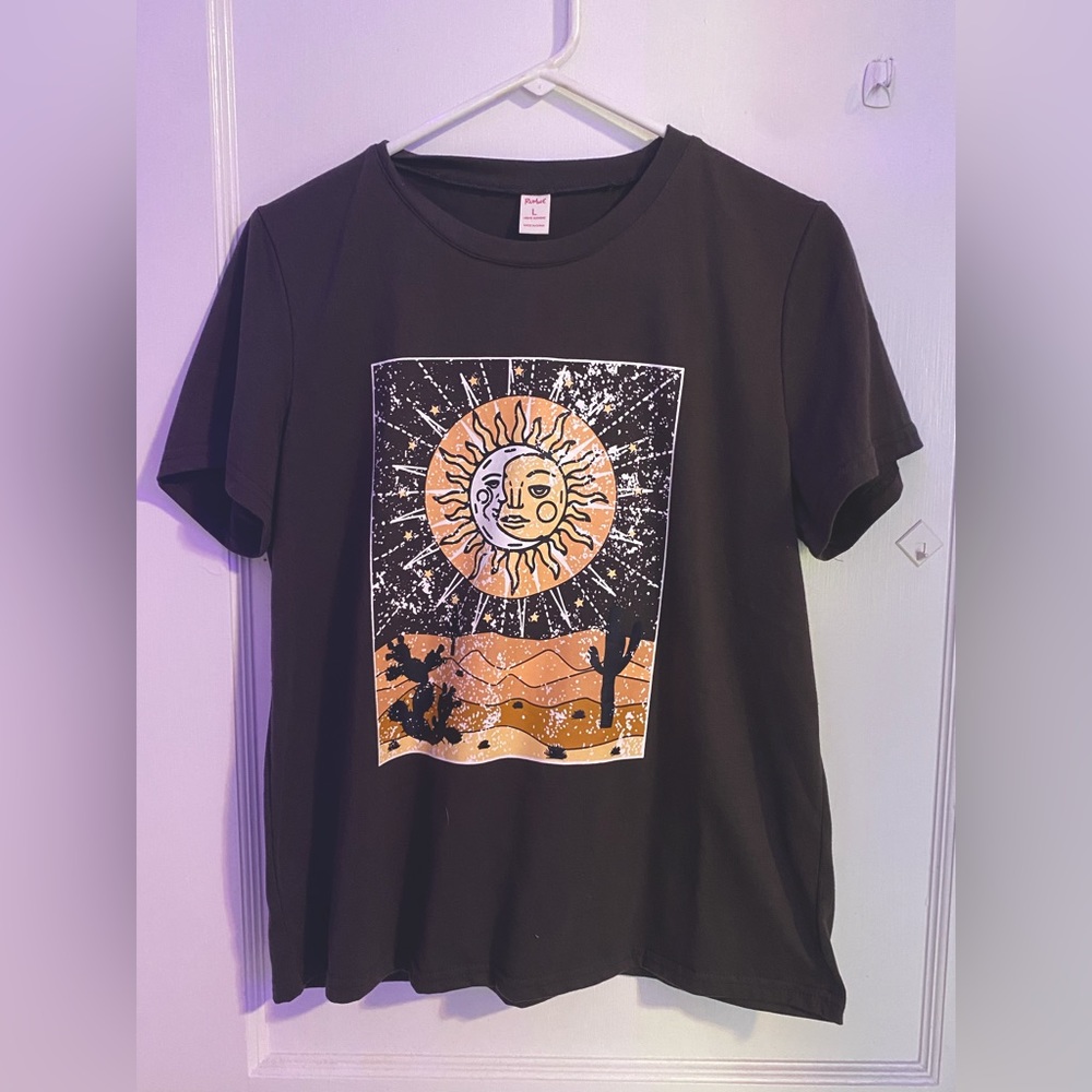 ROMWE Sun and Moon - Women's Tee
